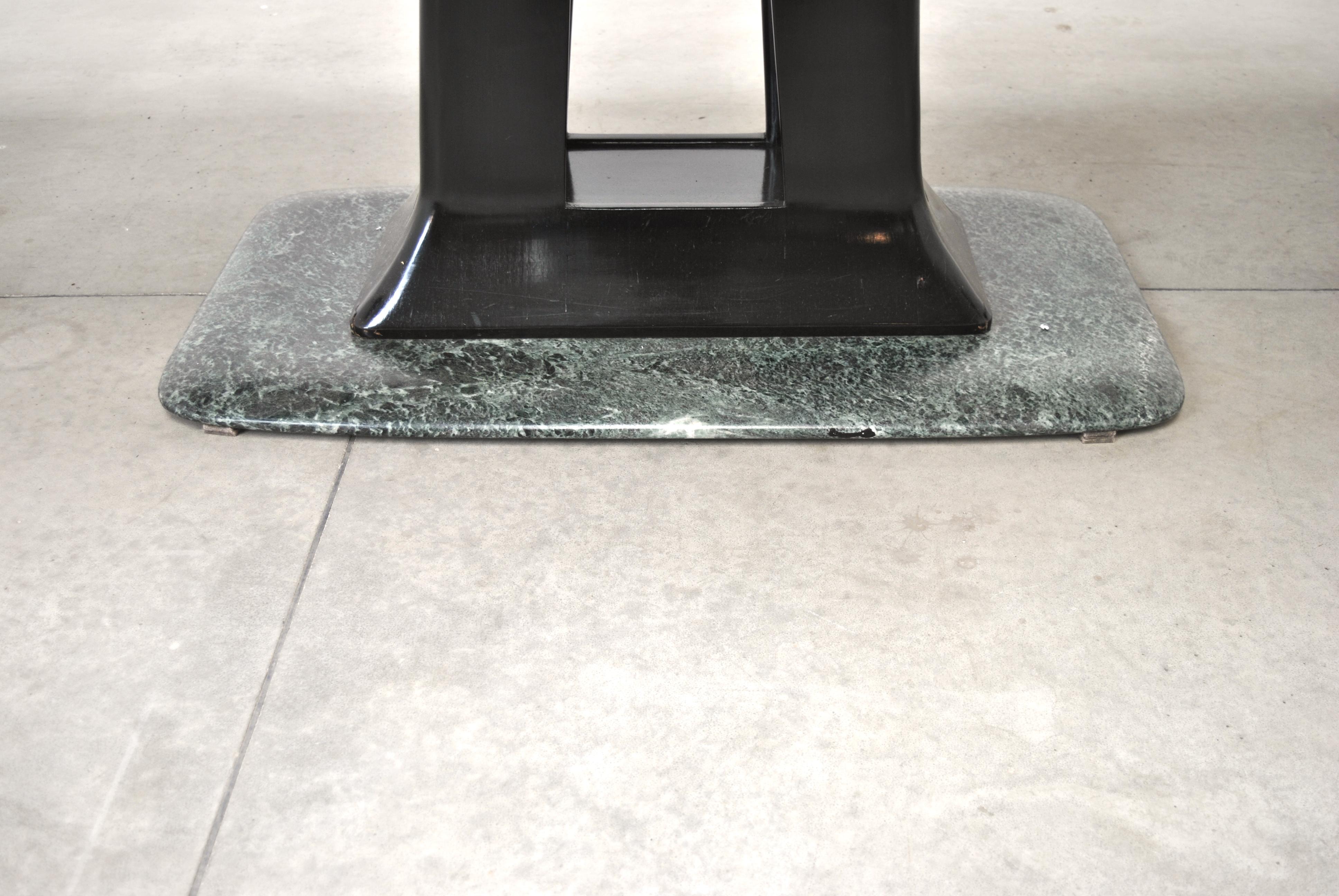Vittorio Dassi Italian Art Deco Dining Table with Marble Base, 1940s 5