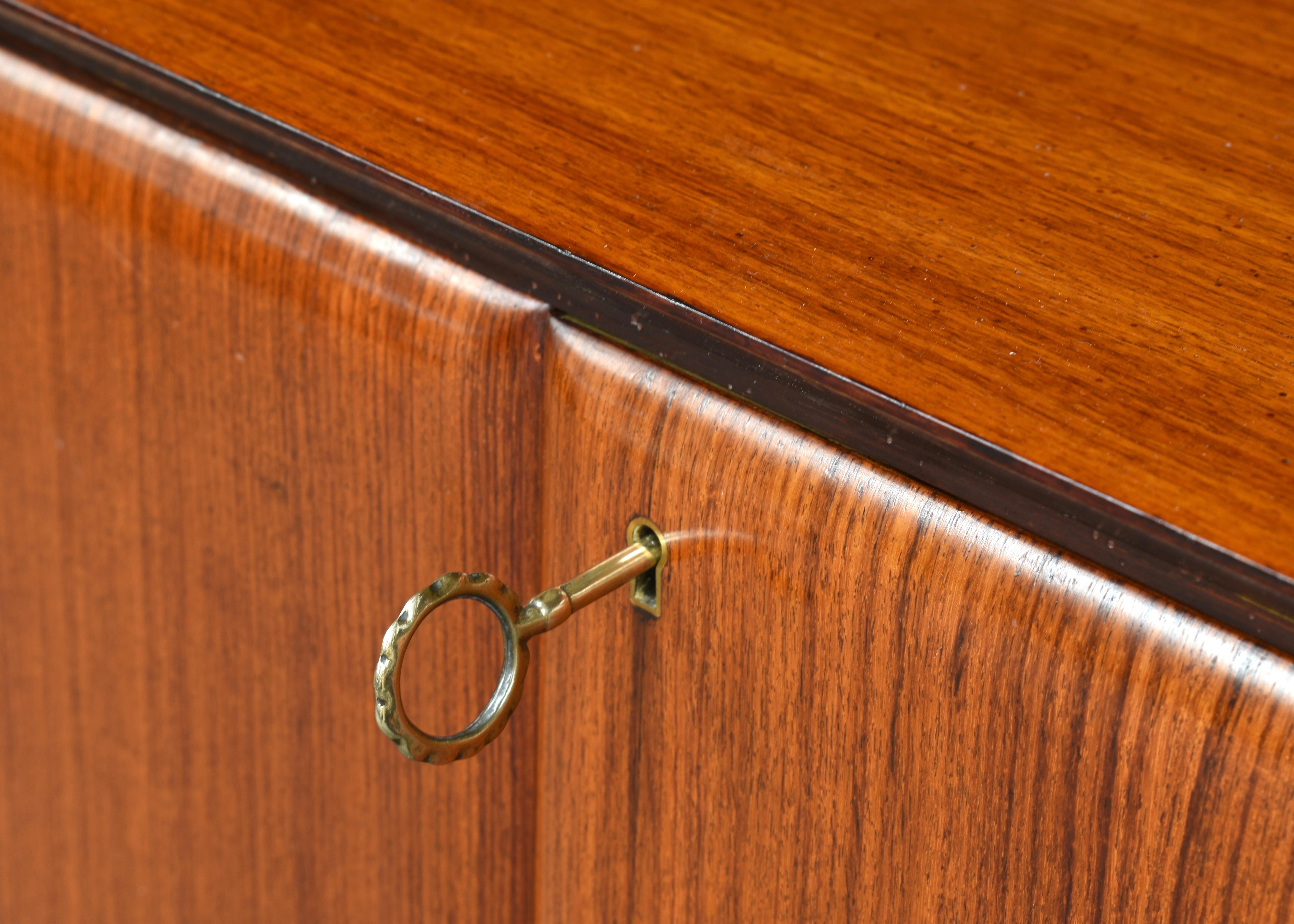 Vittorio Dassi Italian Monumental Wall Unit for Mobili Cantù, Italy, 1950s For Sale 13