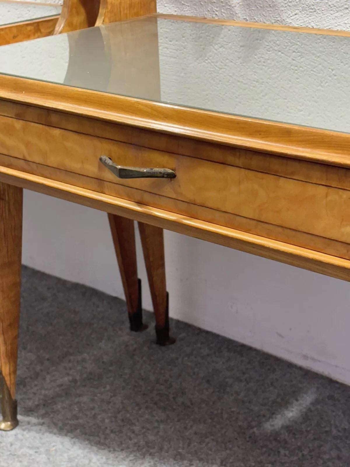 Vittorio Dassi La Permanente Cantù Pair Of Nightstands 1950's Design Modernism 6