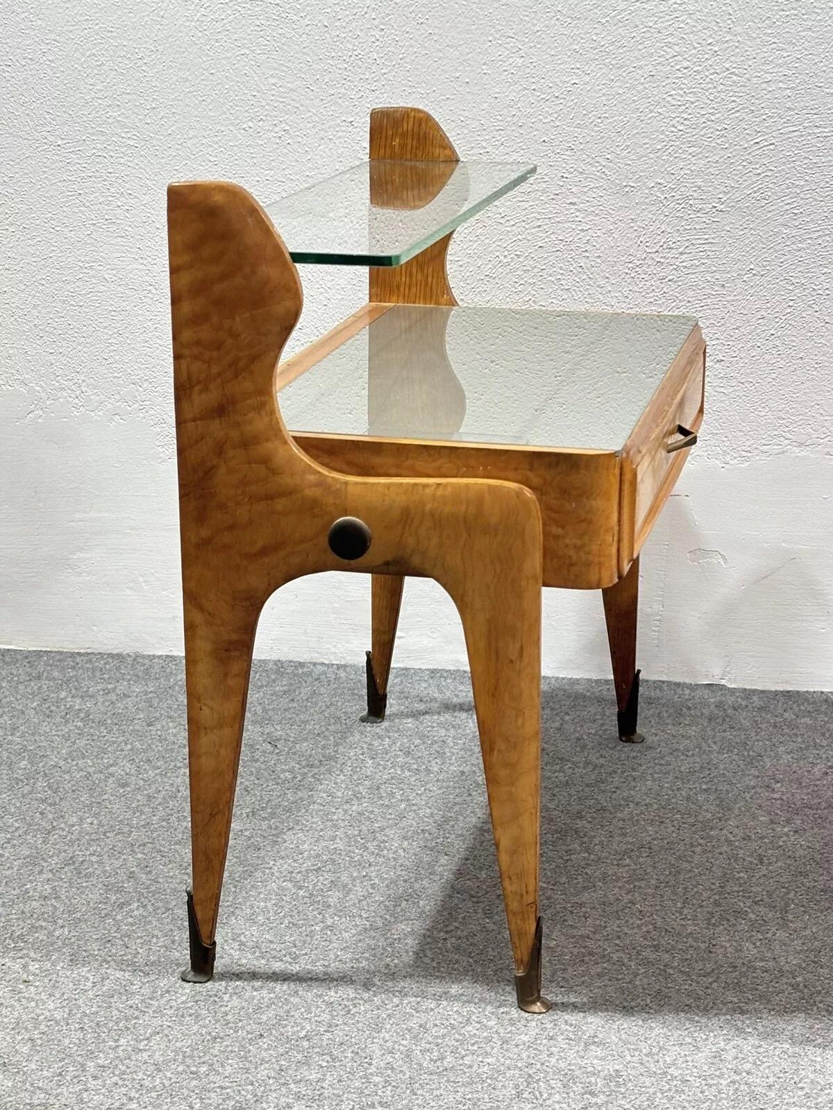 Vittorio Dassi La Permanente Cantù Pair Of Nightstands 1950's Design Modernism 2