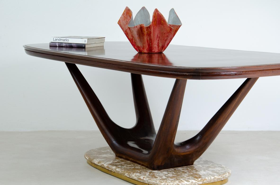Italian Vittorio Dassi, Large Mahogany Table  For Sale