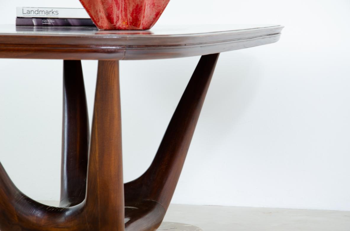 Mid-20th Century Vittorio Dassi, Large Mahogany Table  For Sale