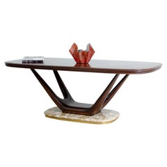 Vittorio Dassi, Large Mahogany Table