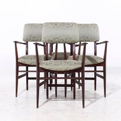 Vittorio Dassi Mid Century Italian Teak Dining Chairs - Set of 4
