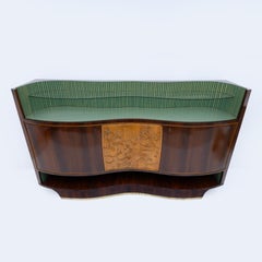 Vittorio Dassi Mid-Century Modern Italian Cabinet Bar, 1950s