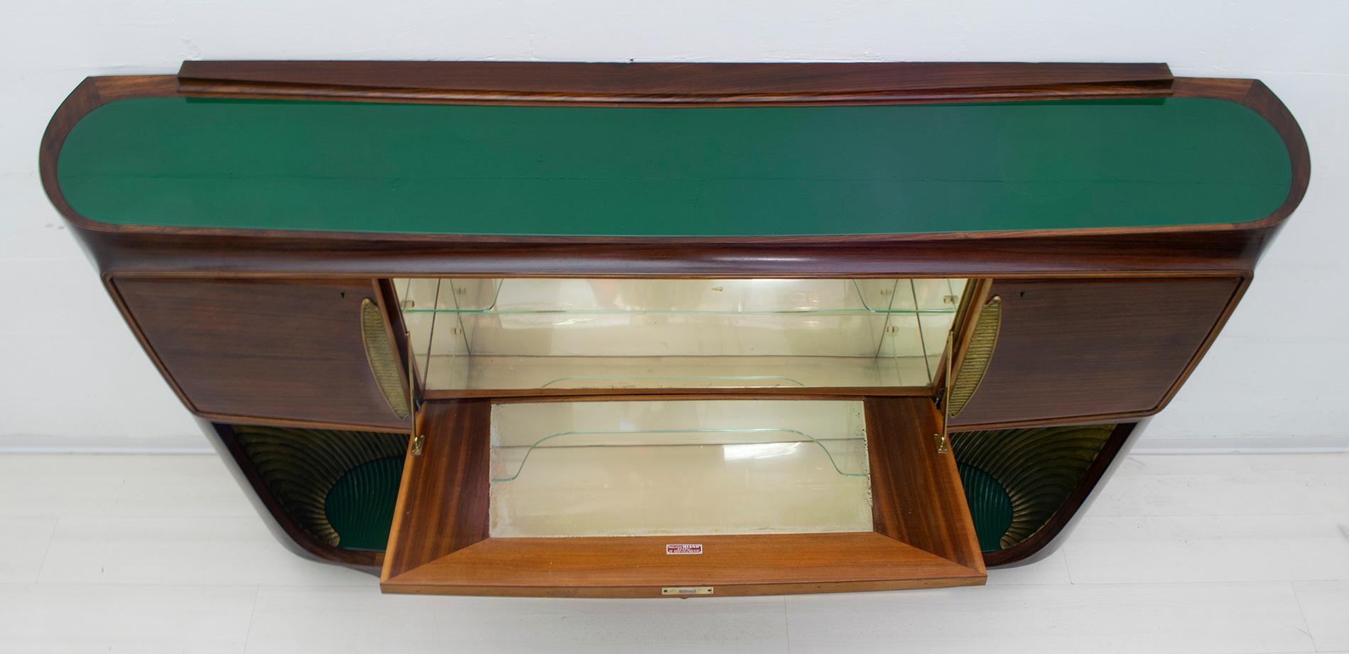 Mid-20th Century Vittorio Dassi Mid-Century Modern Italian Cabinet Bar, 1950s For Sale