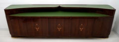 Vittorio Dassi Mid-Century Modern Italian Rosewood and Maple Inlay Sideboard