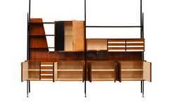 Vittorio Dassi Monumental Wall Unit / Dry Bar for Mobili Cantù, Italy, 1950
