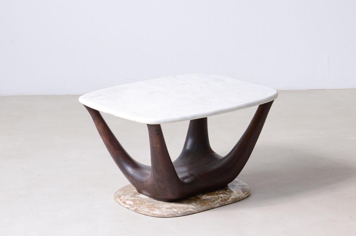 Mid-Century Modern Vittorio Dassi, pair of organic shaped coffee tables For Sale