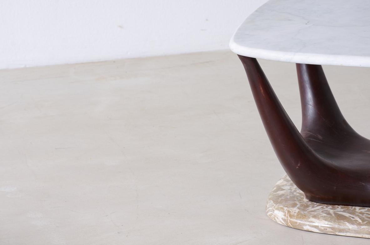 Italian Vittorio Dassi, pair of organic shaped coffee tables For Sale
