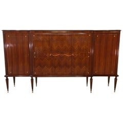 Vintage Vittorio Dassi Sideboard Bar Cabinet