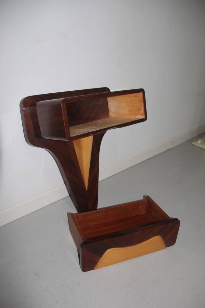 Mid-20th Century Vittorio Dassi Small Console Italian Design, 1950s 