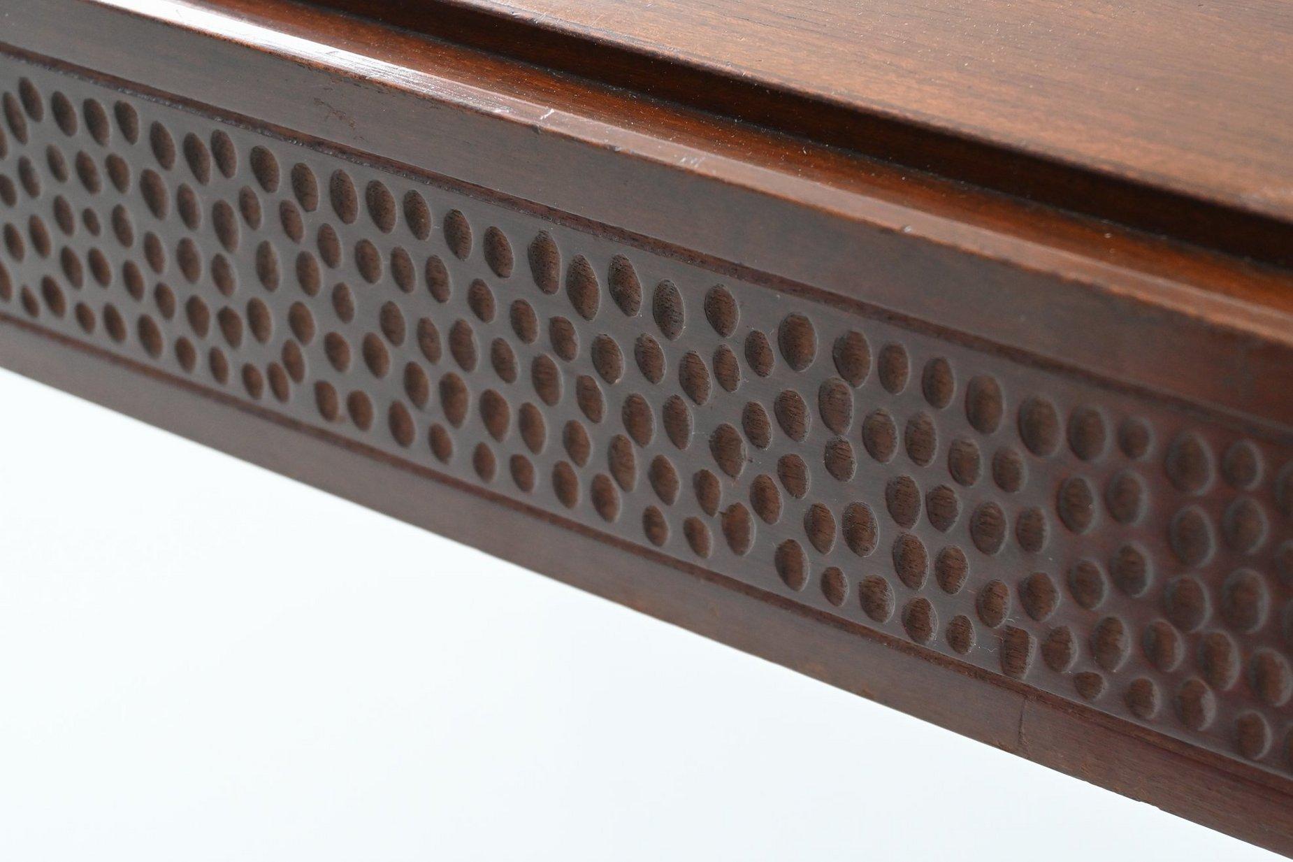 Vittorio Dassi style Italian coffee table in mahogany Italy 1960 For Sale 7