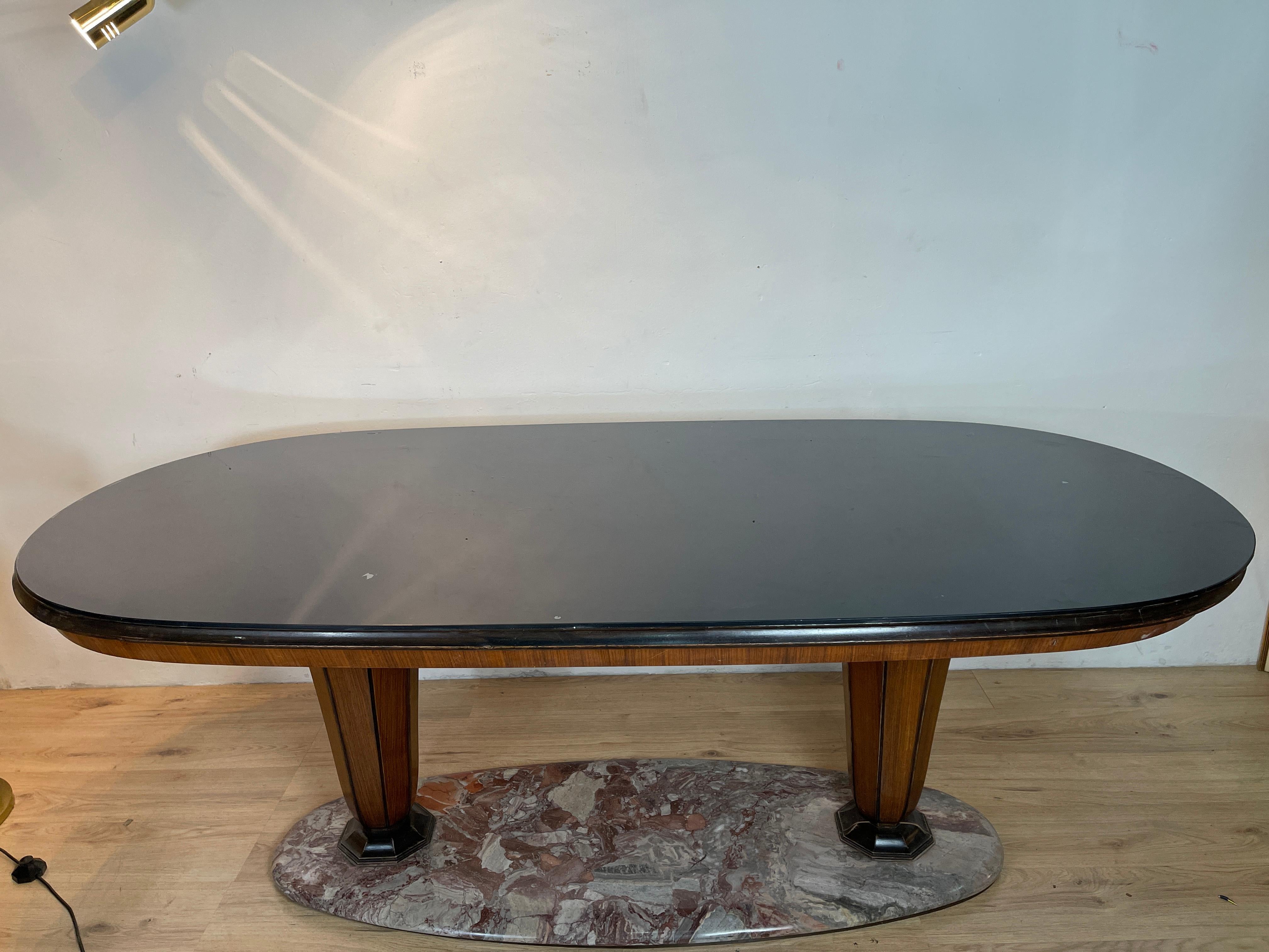Glass Vittorio Dassi Table For Sale