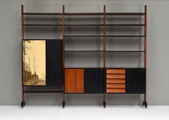 Vittorio Dassi Wall Unit / Dry Bar for Permanente Mobili Cantù, Italy, 1950-60