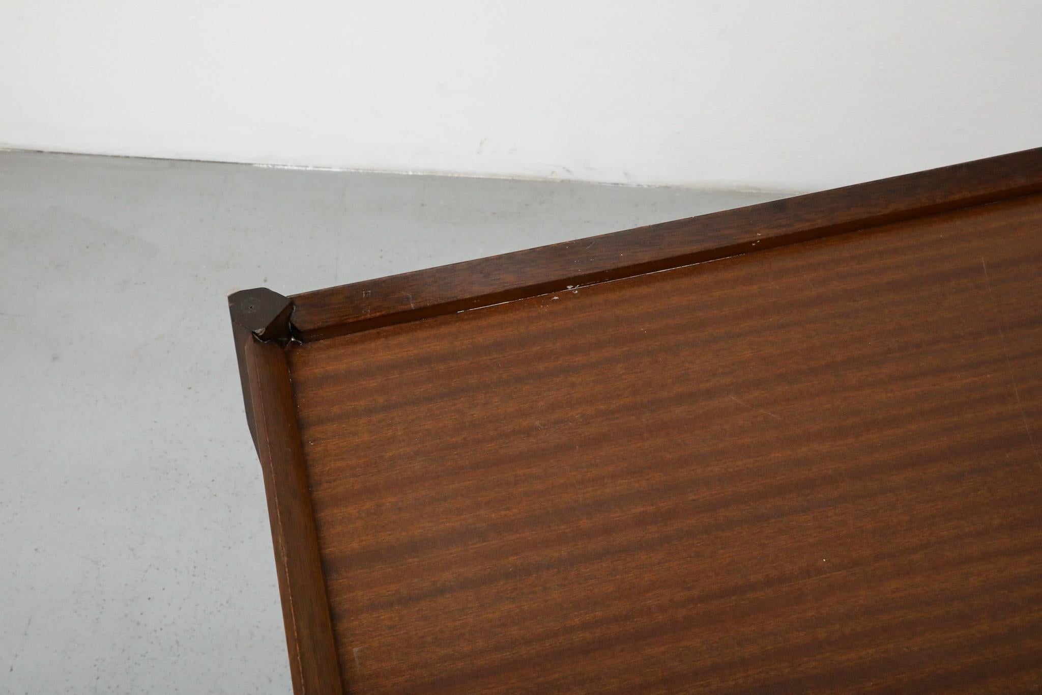 Scrivania Vittorio Dassi, stile Gio Ponti, Greene & Greene, metà secolo in vendita 5