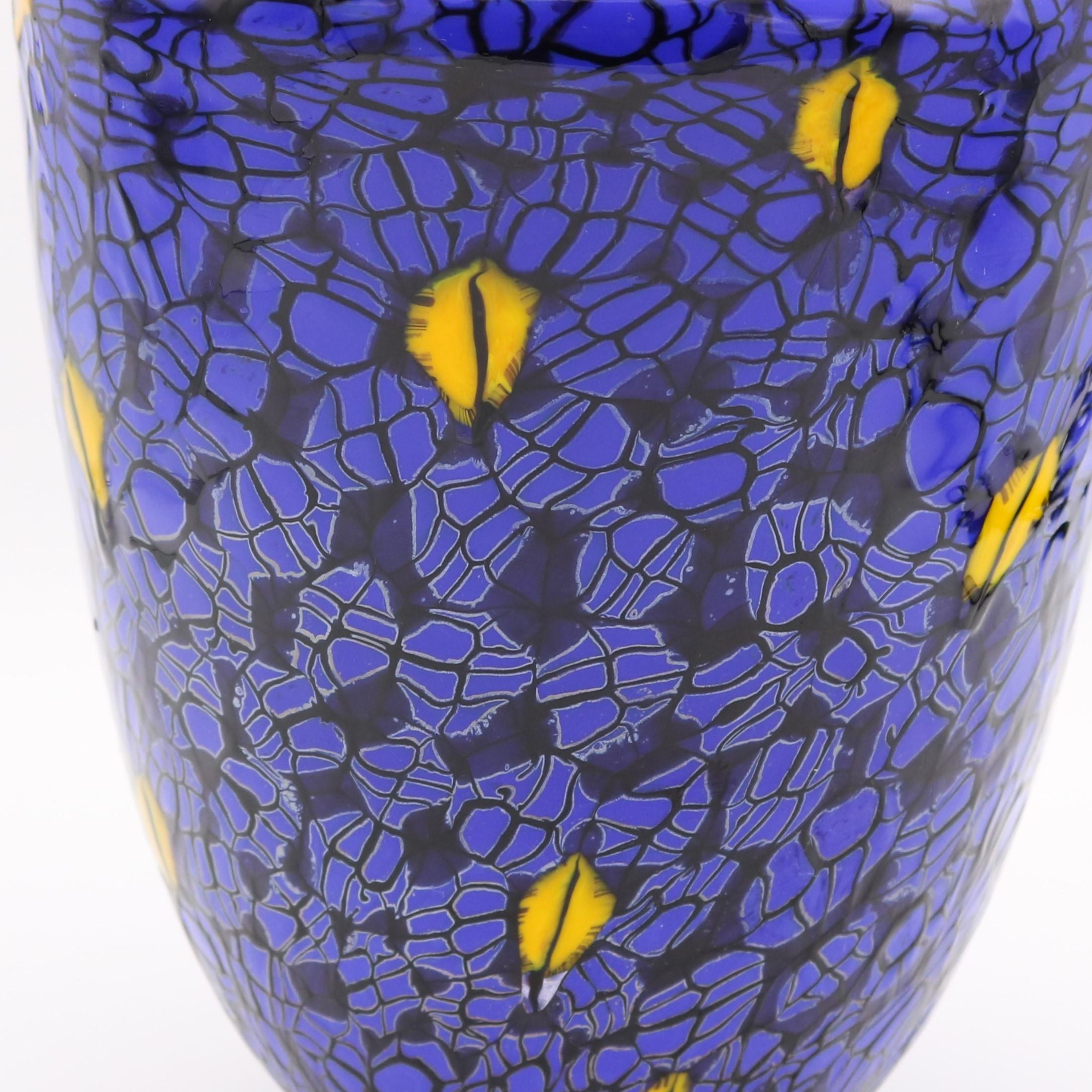 Metà XVII secolo Vittorio Ferro 'Murrina' Vaso in vetro di Murano in vendita