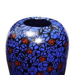 Vittorio Ferro Vase with Unique Multicolor Murrine, ca 1994
