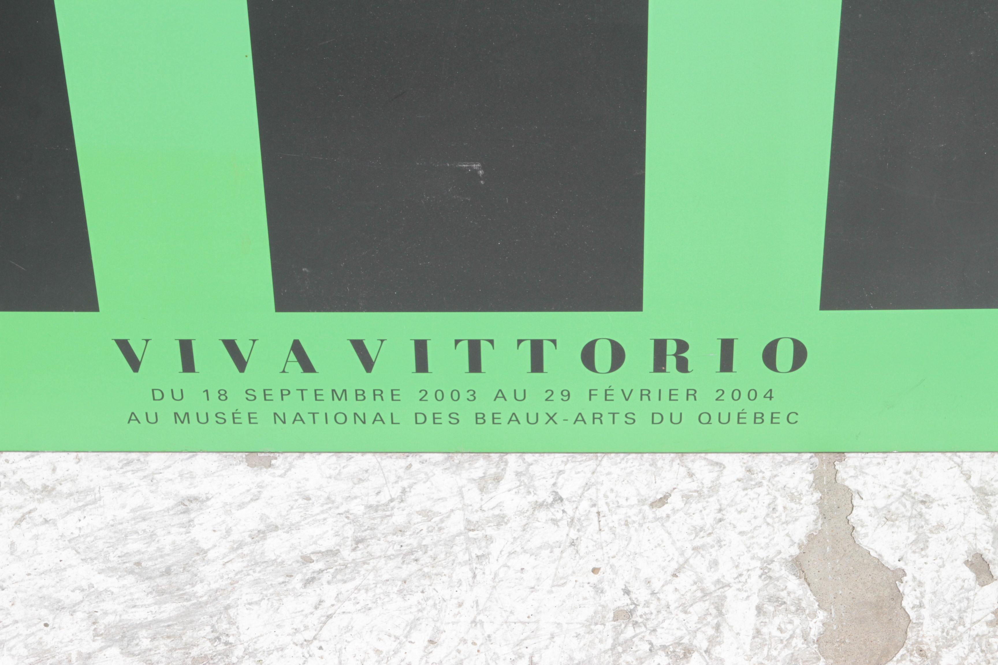 Vittorio Fiorucci Poster- VIVA VITTORIO- 2004 (21. Jahrhundert und zeitgenössisch) im Angebot