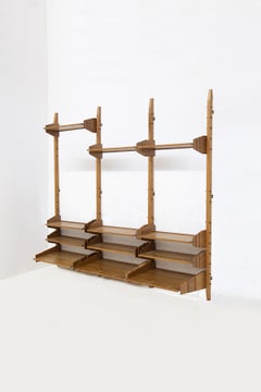 Vittorio Gregotti Modular Bookcase in Wood, Published