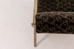 Vittorio Gregotti Sillón Vintage de Terciopelo en Latón