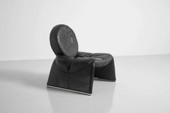 Vittorio Introini Calypso lounge chair Saporiti Italy 1979