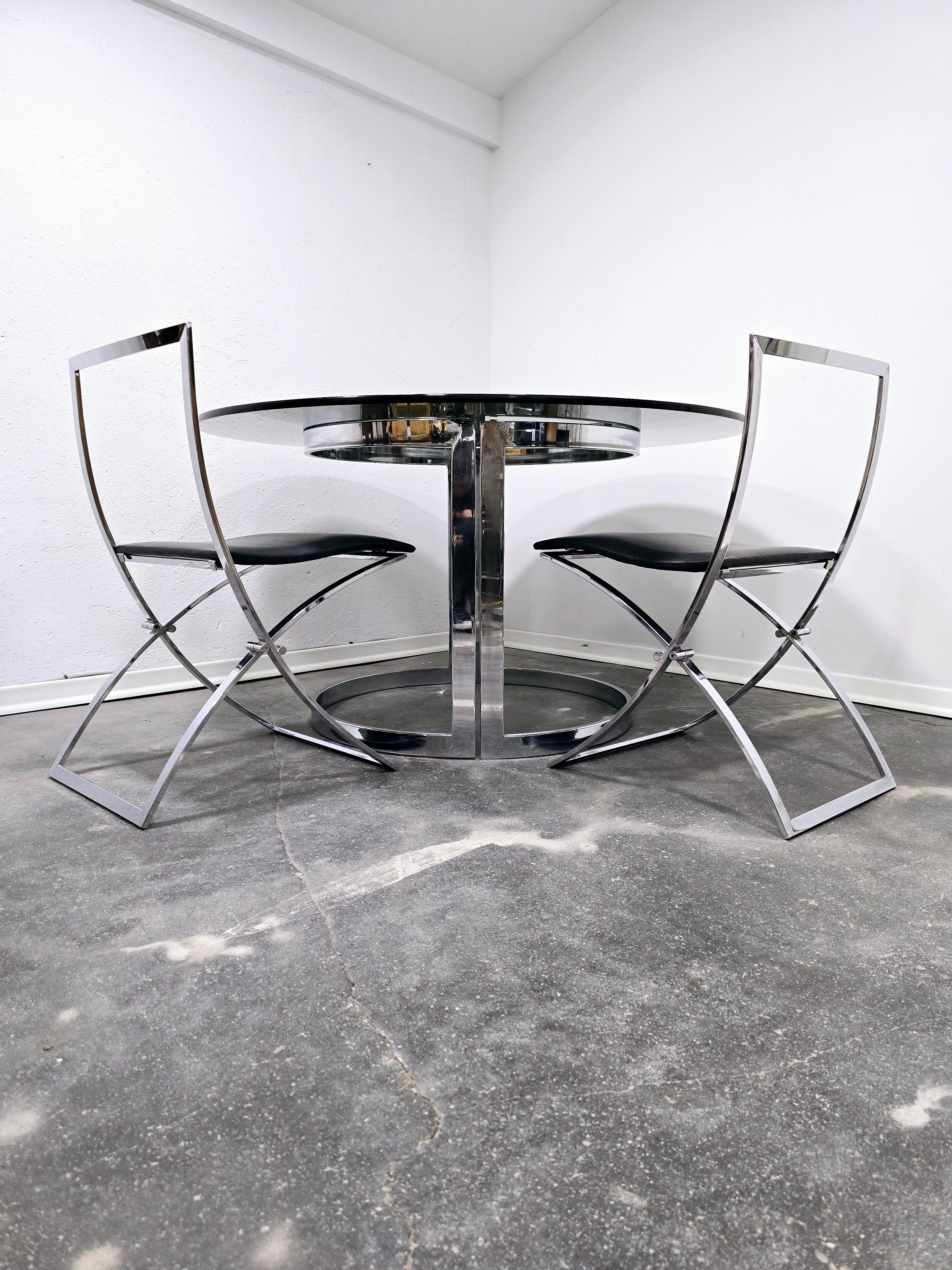 Mesa de comedor Vittorio Introini Años 70 en venta 7