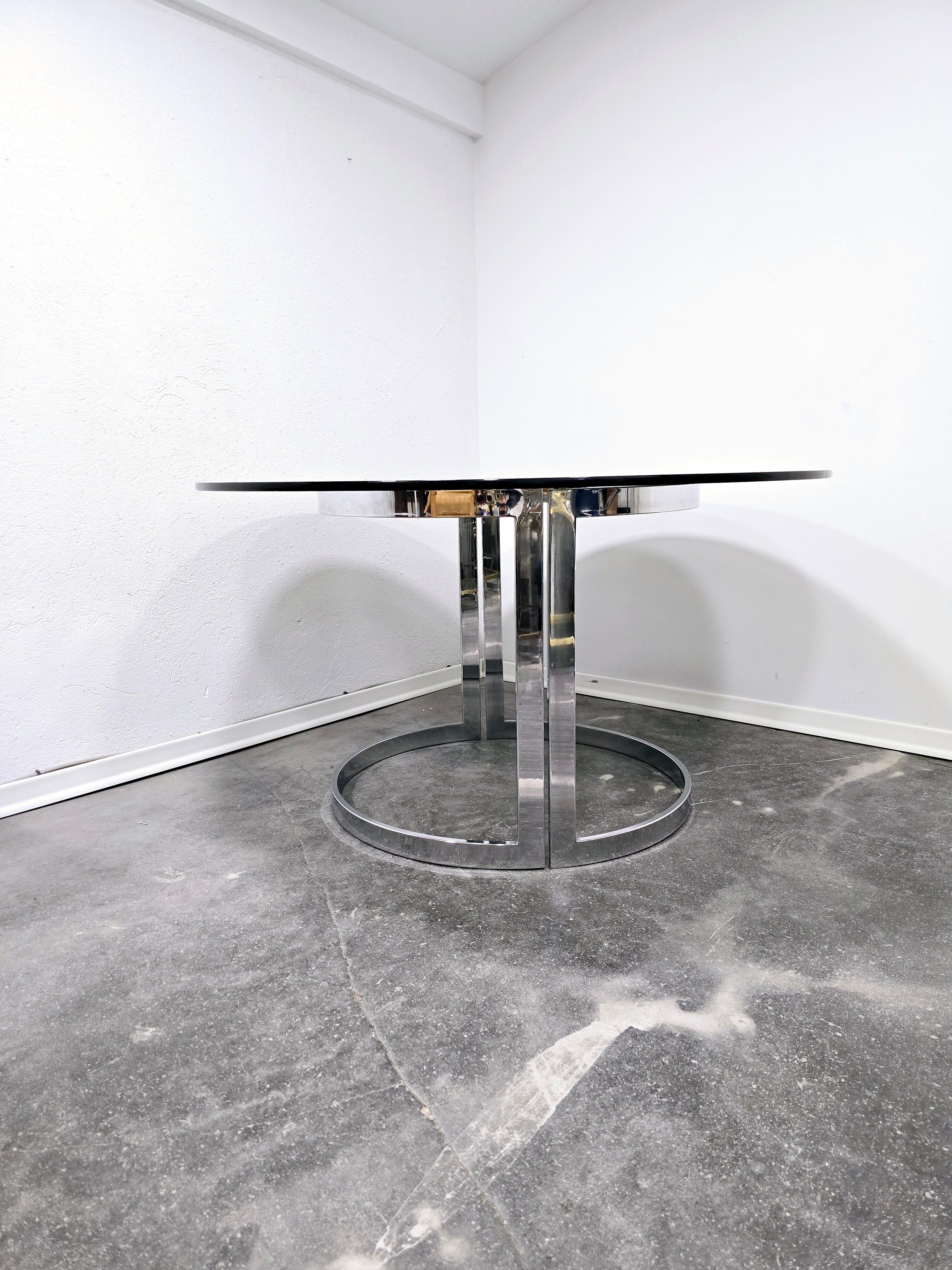 Mesa de comedor Vittorio Introini Años 70 Italiano en venta
