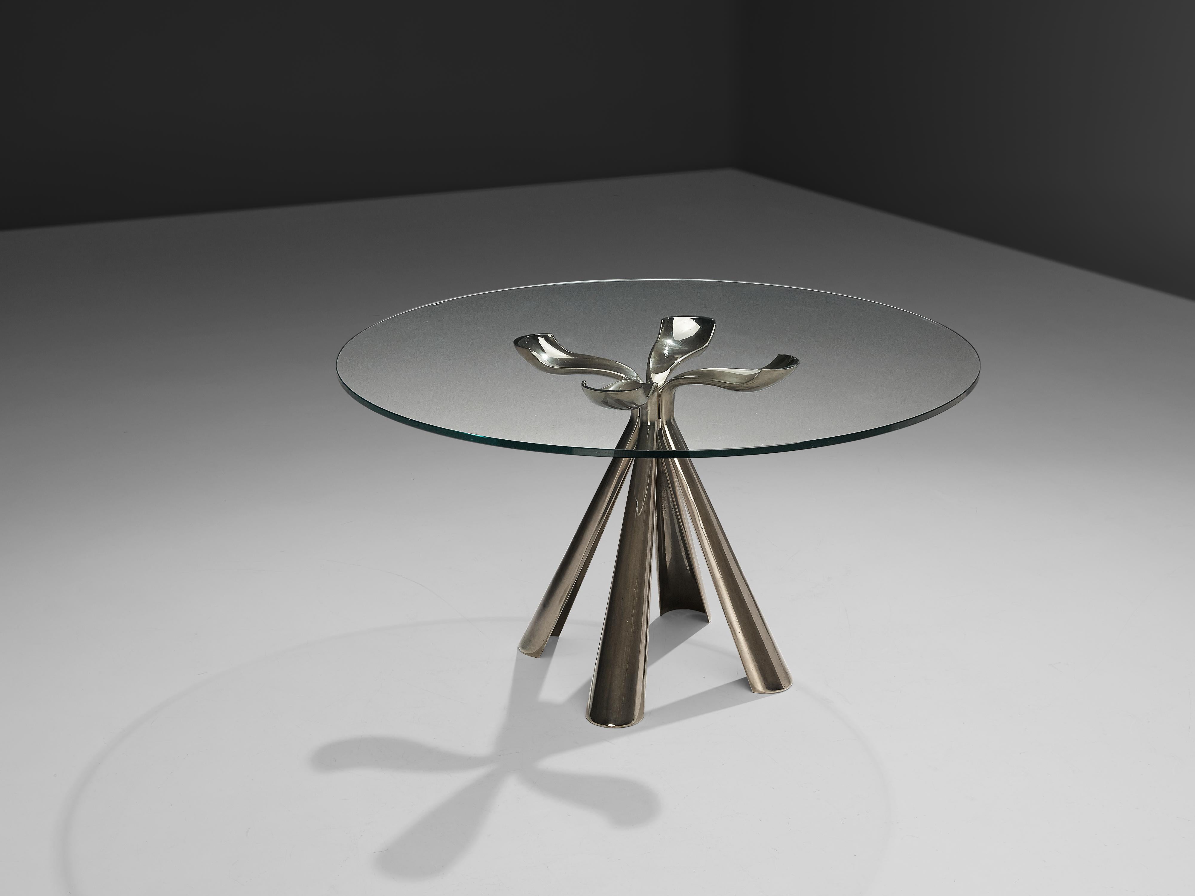 Vittorio Introini Dining Table and Ejvind A. Johansson 'Eye' Dining Chairs 4