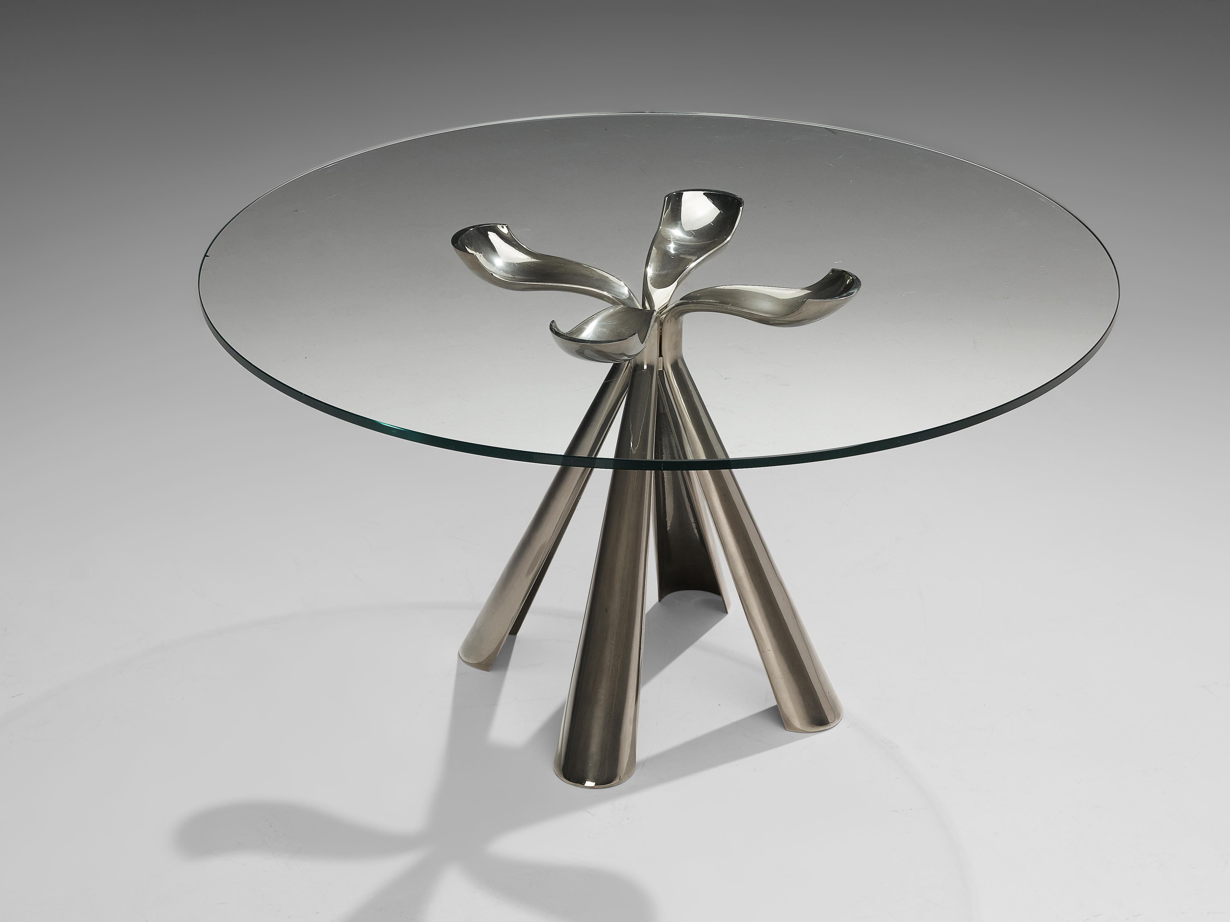 Vittorio Introini Dining Table and Ejvind A. Johansson 'Eye' Dining Chairs 9