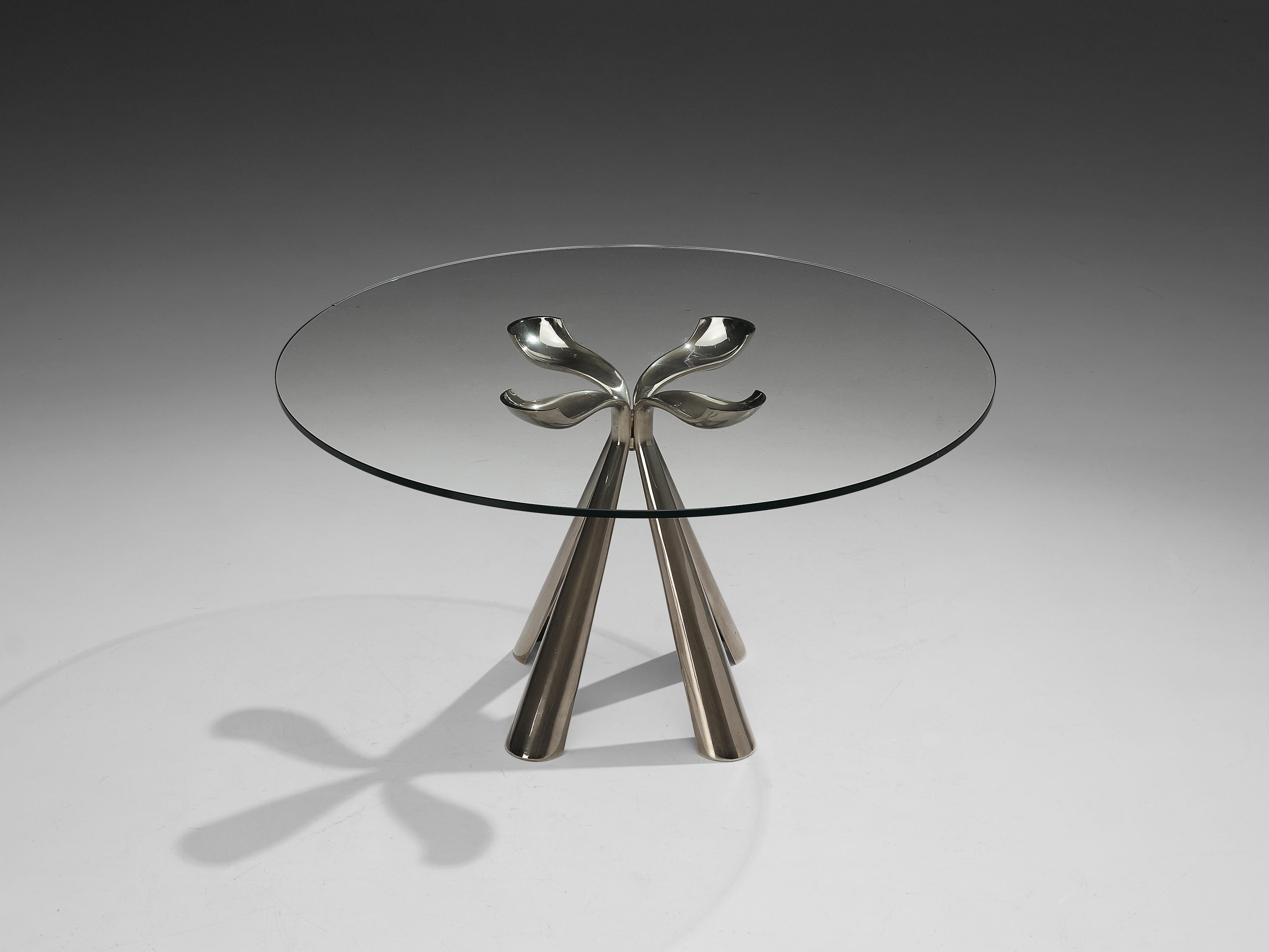 Vittorio Introini Dining Table and Ejvind A. Johansson 'Eye' Dining Chairs 2