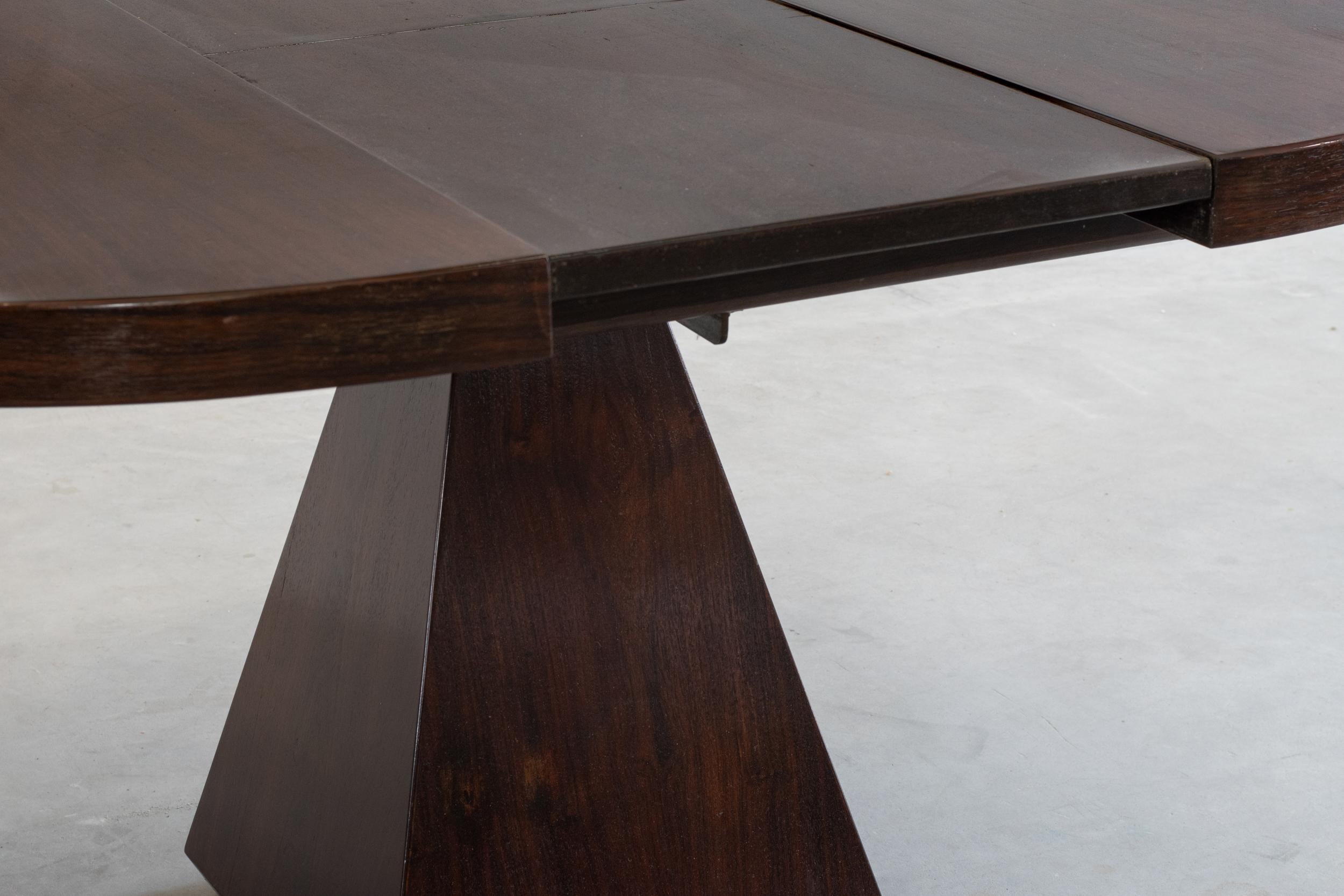 Mid-20th Century Vittorio Introini Dining Table Chelsea with Extension for Saporiti, 1960s