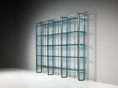 Vittorio Introini for Proposals Wall Unit in Steel and Glass