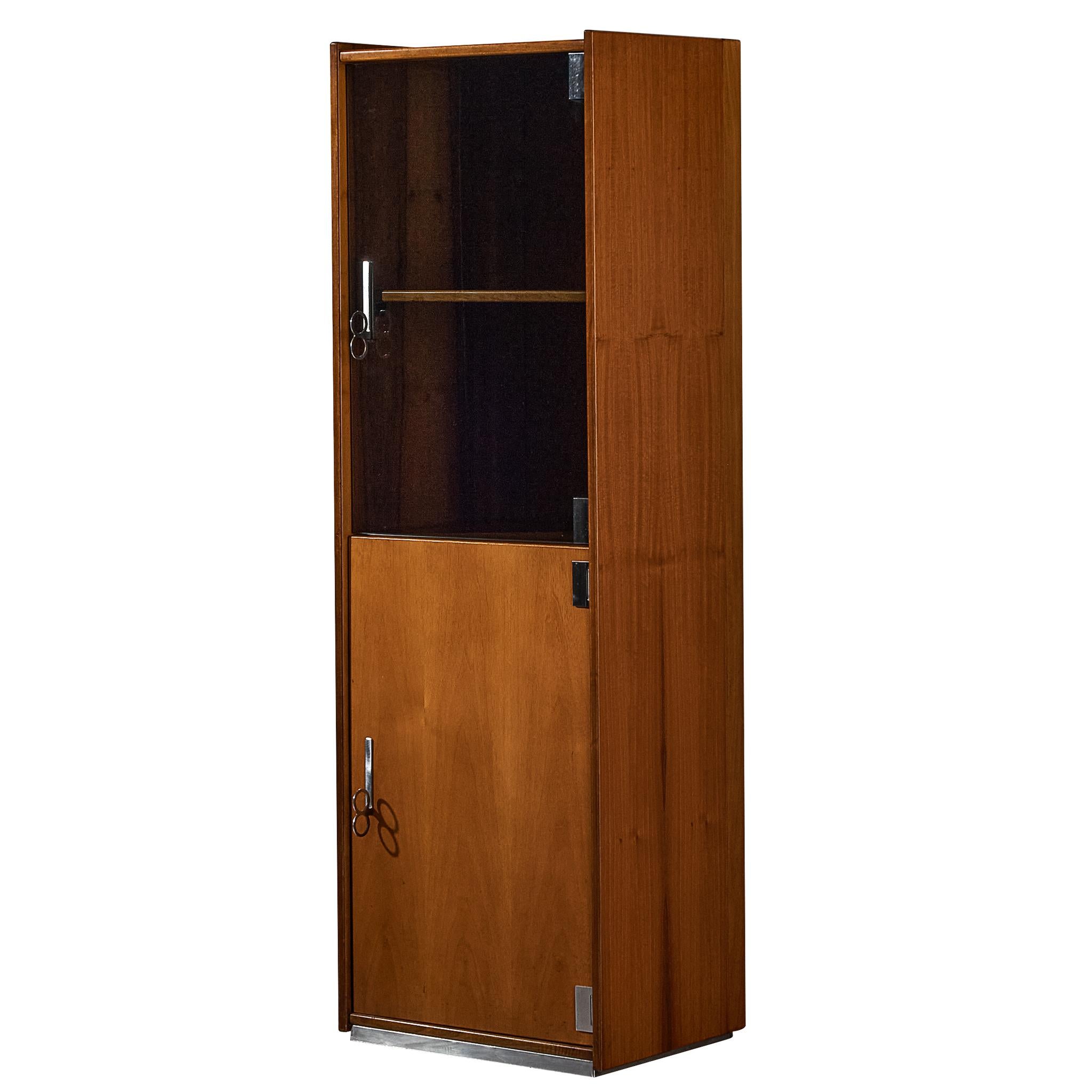 Vittorio Introini for Saporiti Cabinet in Walnut For Sale