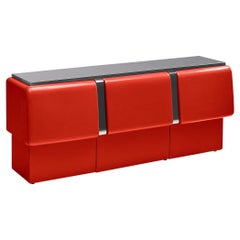 Vittorio Introini for Saporiti 'Colby' Sideboard in Red