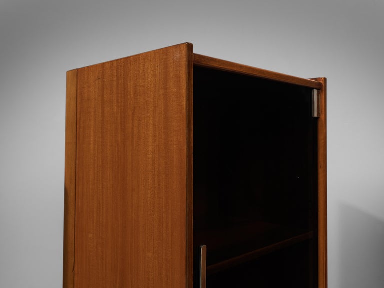 Vittorio Introini for Saporiti Free-Standing Modular Cabinets in Walnut For Sale 10