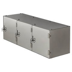 Vittorio Introini for Saporiti Mirrored Sideboard Polished Aluminum