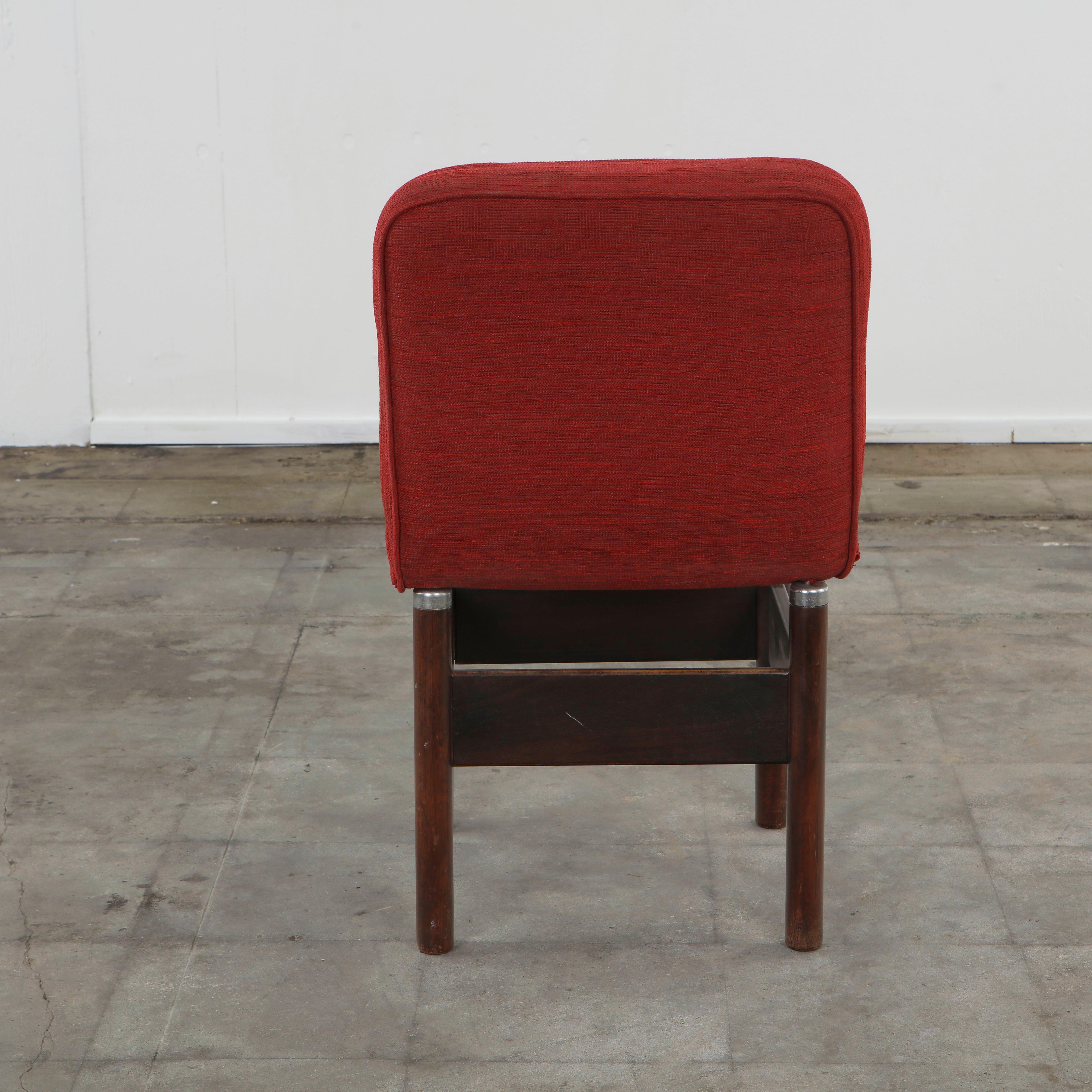 Vittorio Introini for Saporiti, Set of Four Chelsea Chairs, 1960s en venta 6