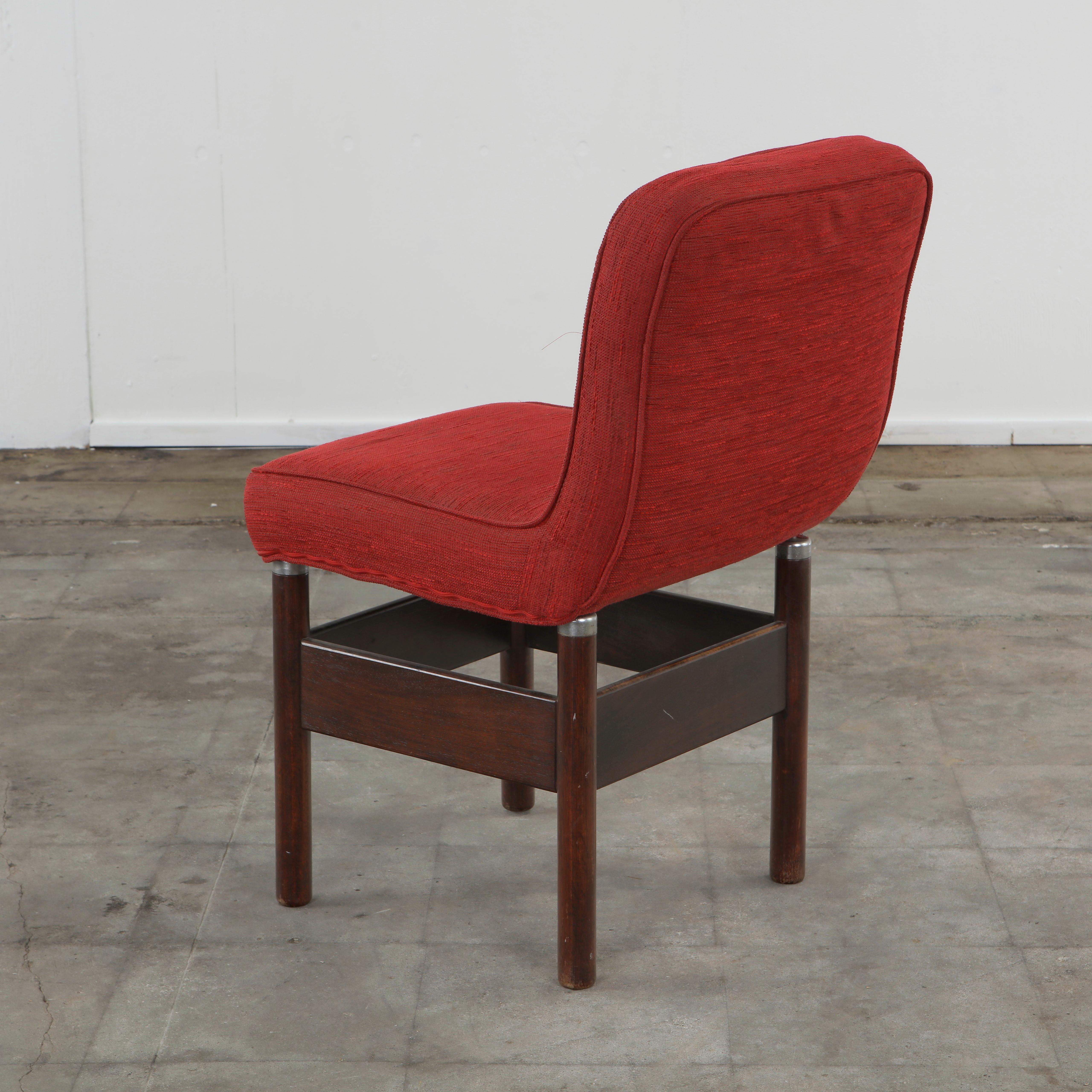 Vittorio Introini for Saporiti, Set of Four Chelsea Chairs, 1960s en venta 7