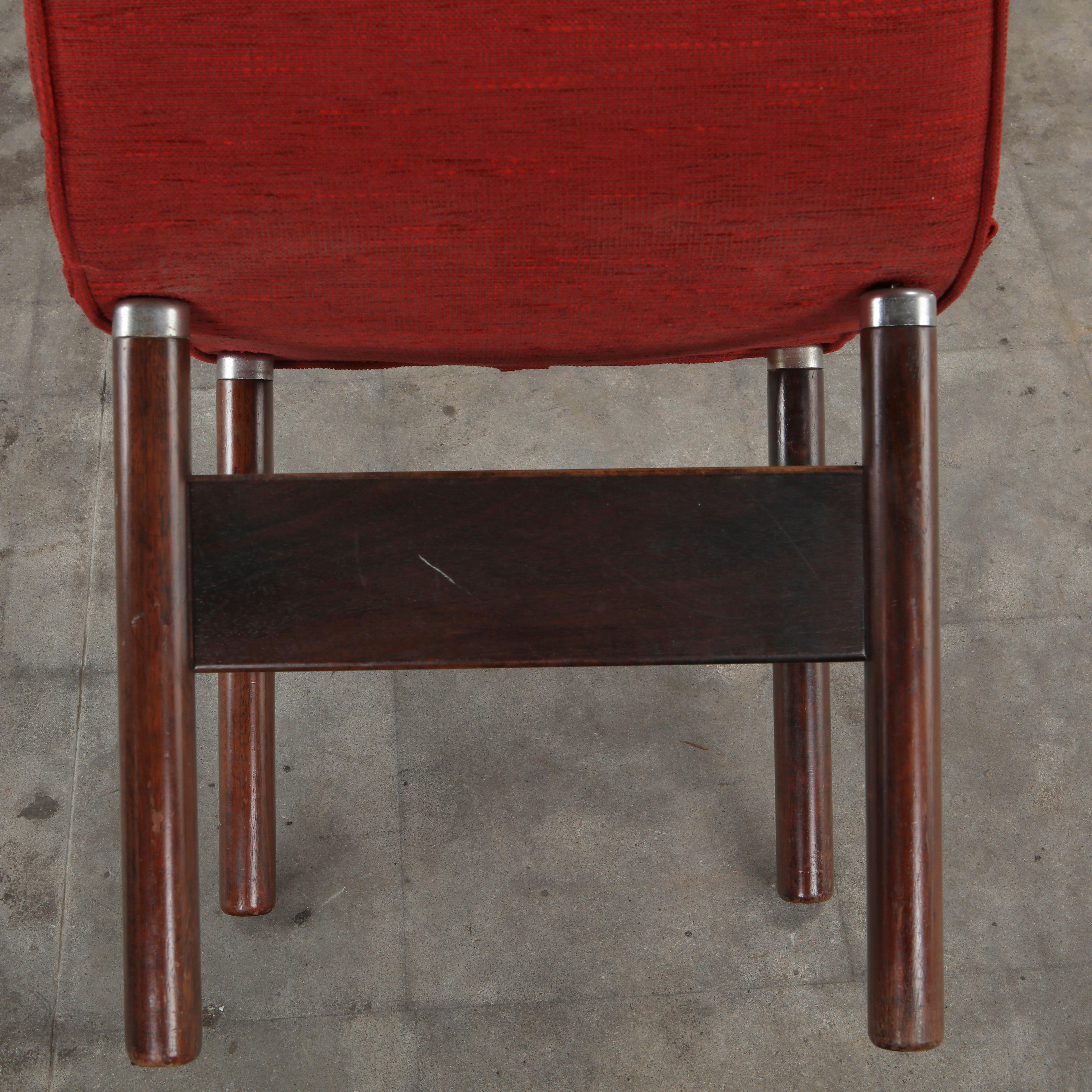 Vittorio Introini for Saporiti, Set of Four Chelsea Chairs, 1960s en venta 13