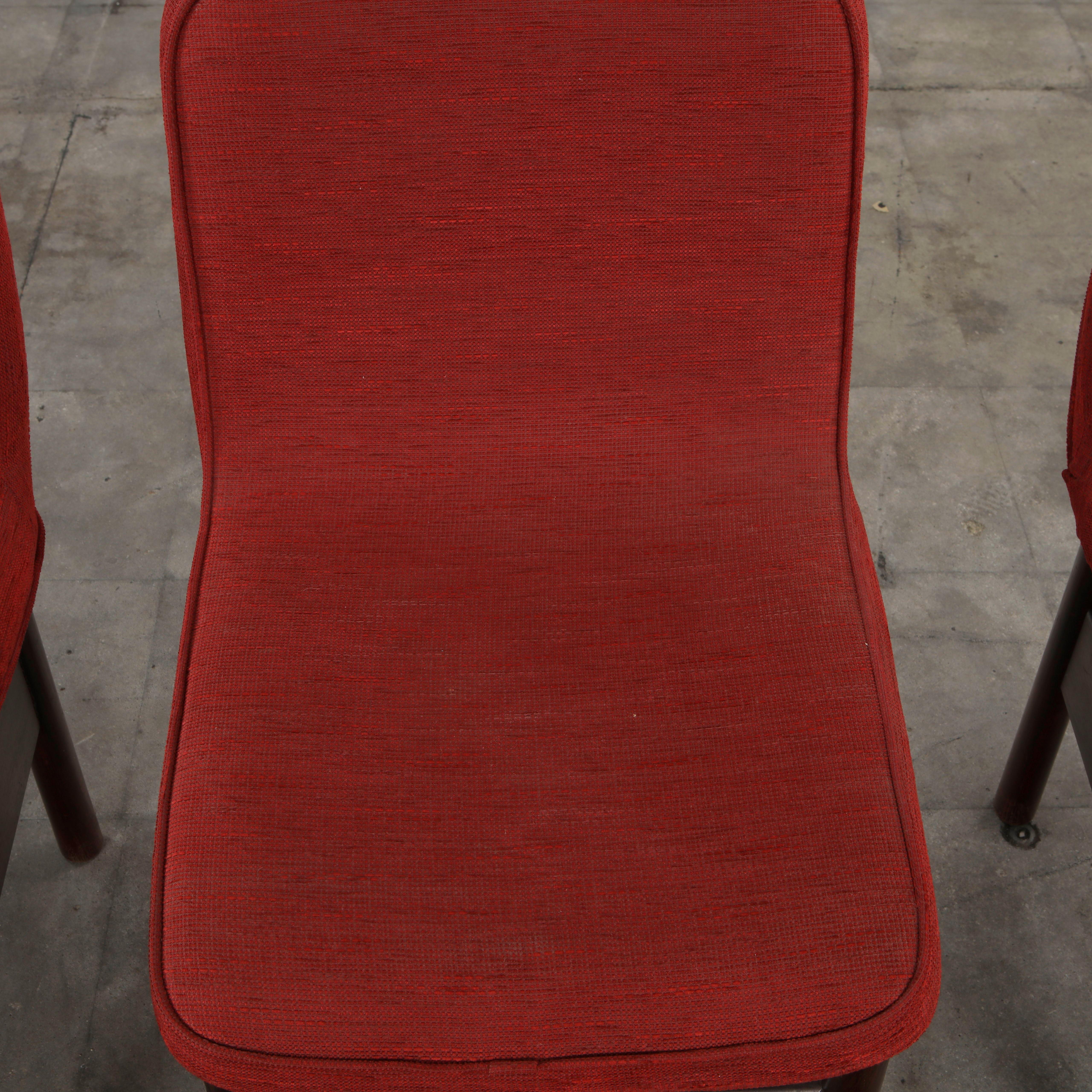 Vittorio Introini for Saporiti, Set of Four Chelsea Chairs, 1960s en venta 1
