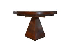 Vittorio Introini Geometric Extending Table Mod. Chelsea for Saporiti, 1960s