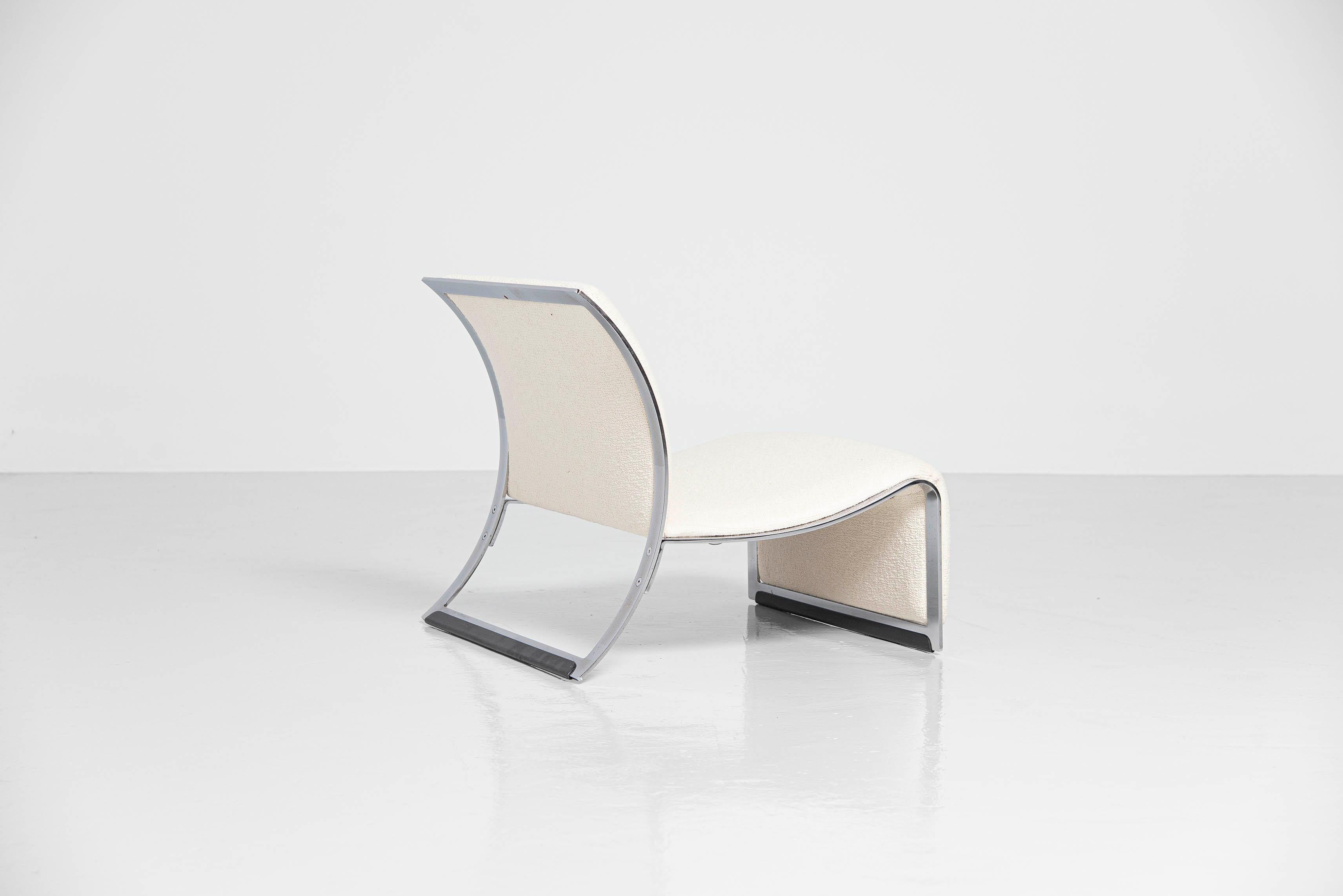Mid-Century Modern Vittorio Introini Lounge Chair Saporiti Italy 1965
