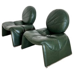 Vittorio Introini Lounge Chairs P35 for Saporiti, 1980s, Set of Two