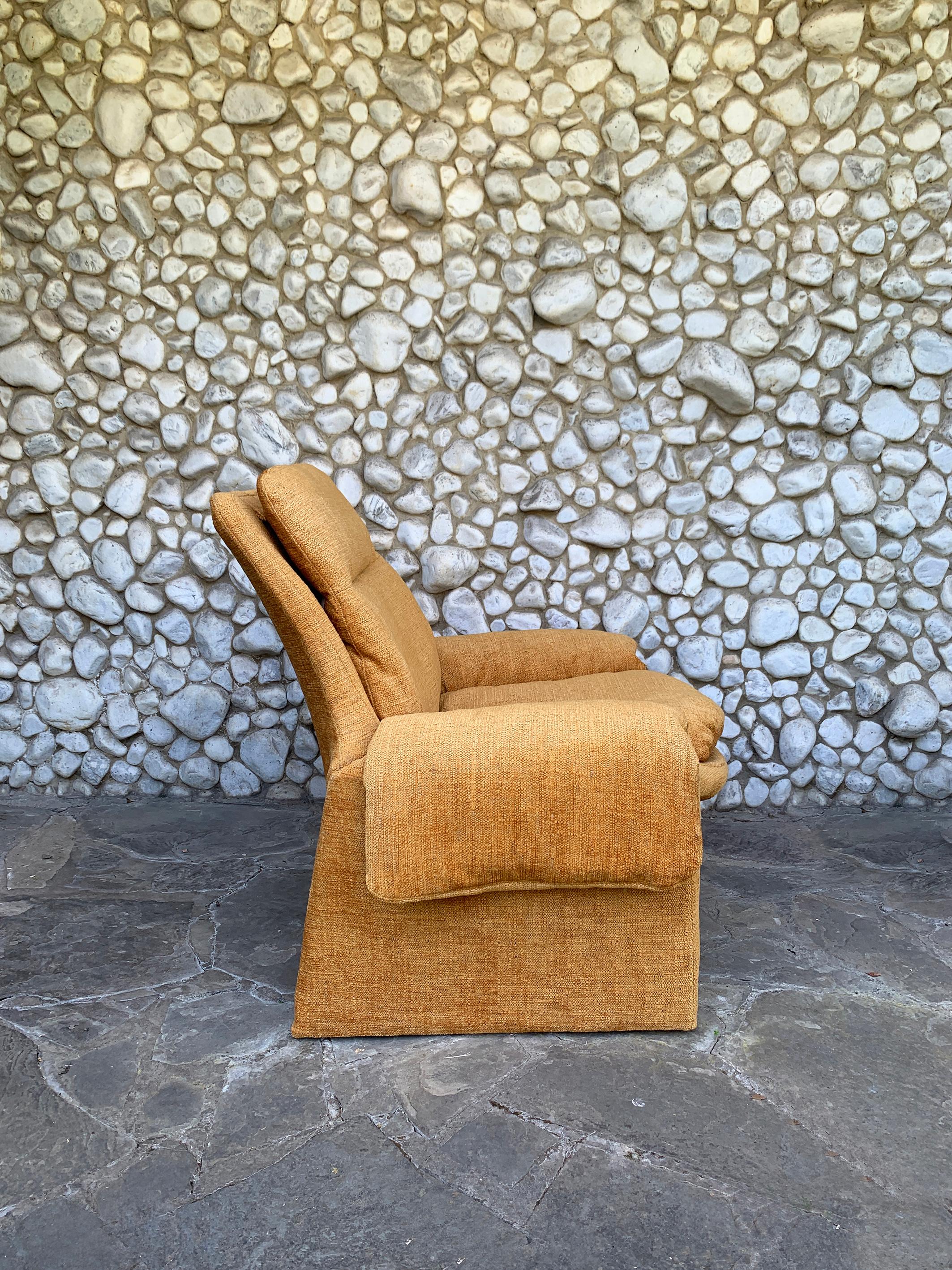 Mid-Century Modern Vittorio Introini P60 lounge chair for Saporiti Italy, 1970s For Sale