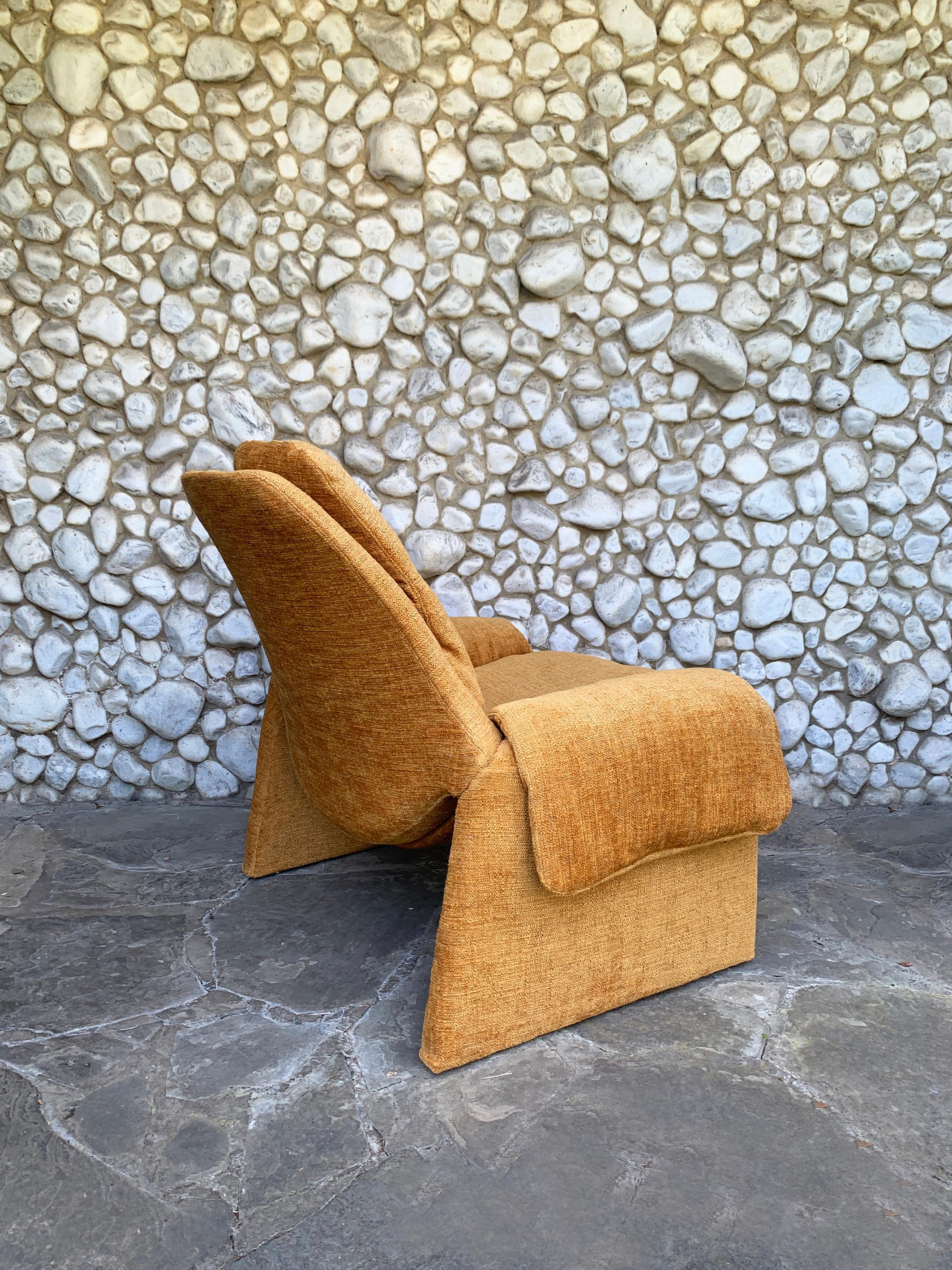 Vittorio Introini P60 lounge chair for Saporiti Italy, 1970s For Sale 2