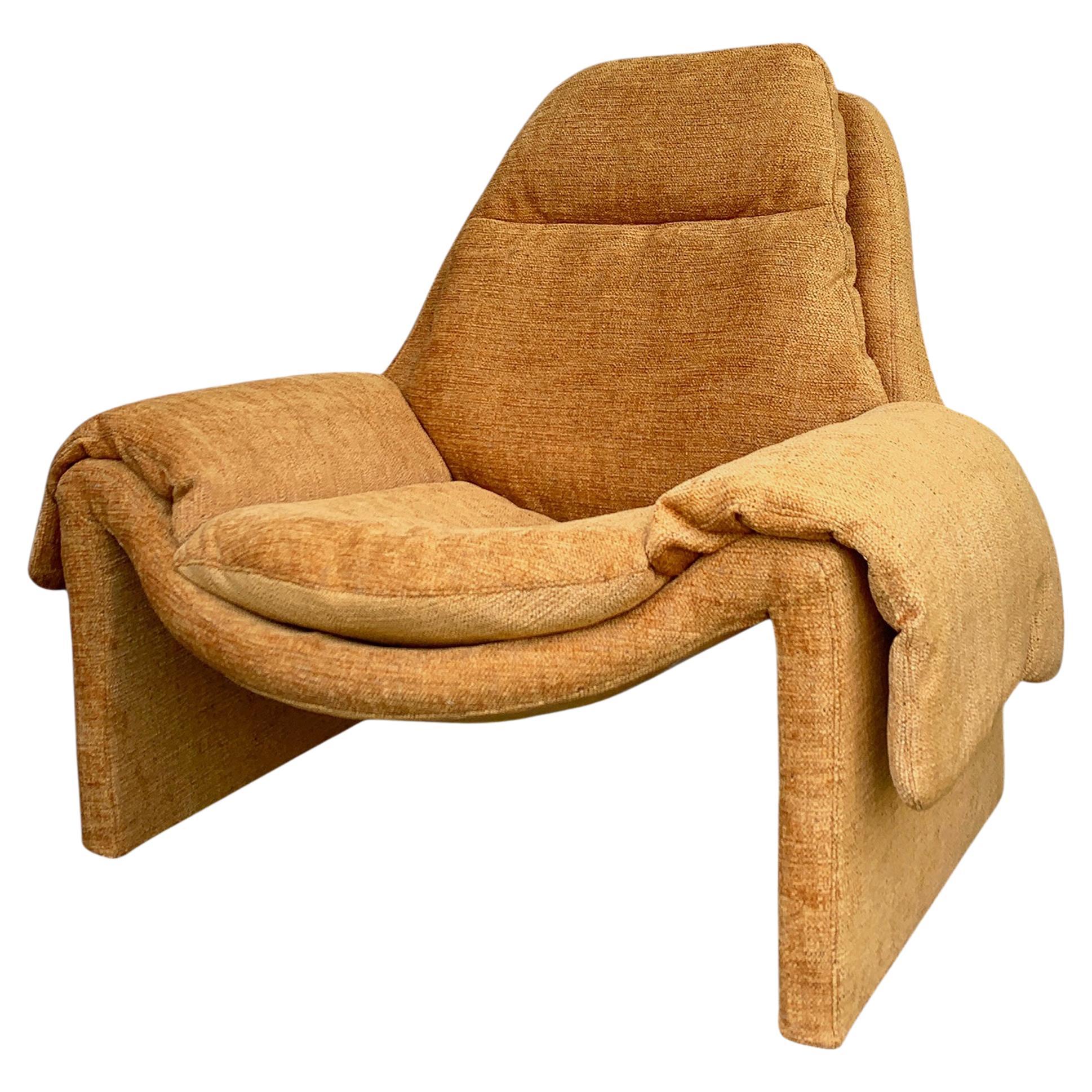 Vittorio Introini P60 lounge chair for Saporiti Italy, 1970s For Sale
