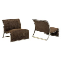 Vittorio Introini. Paire de fauteuils pour Saporiti. 1970s