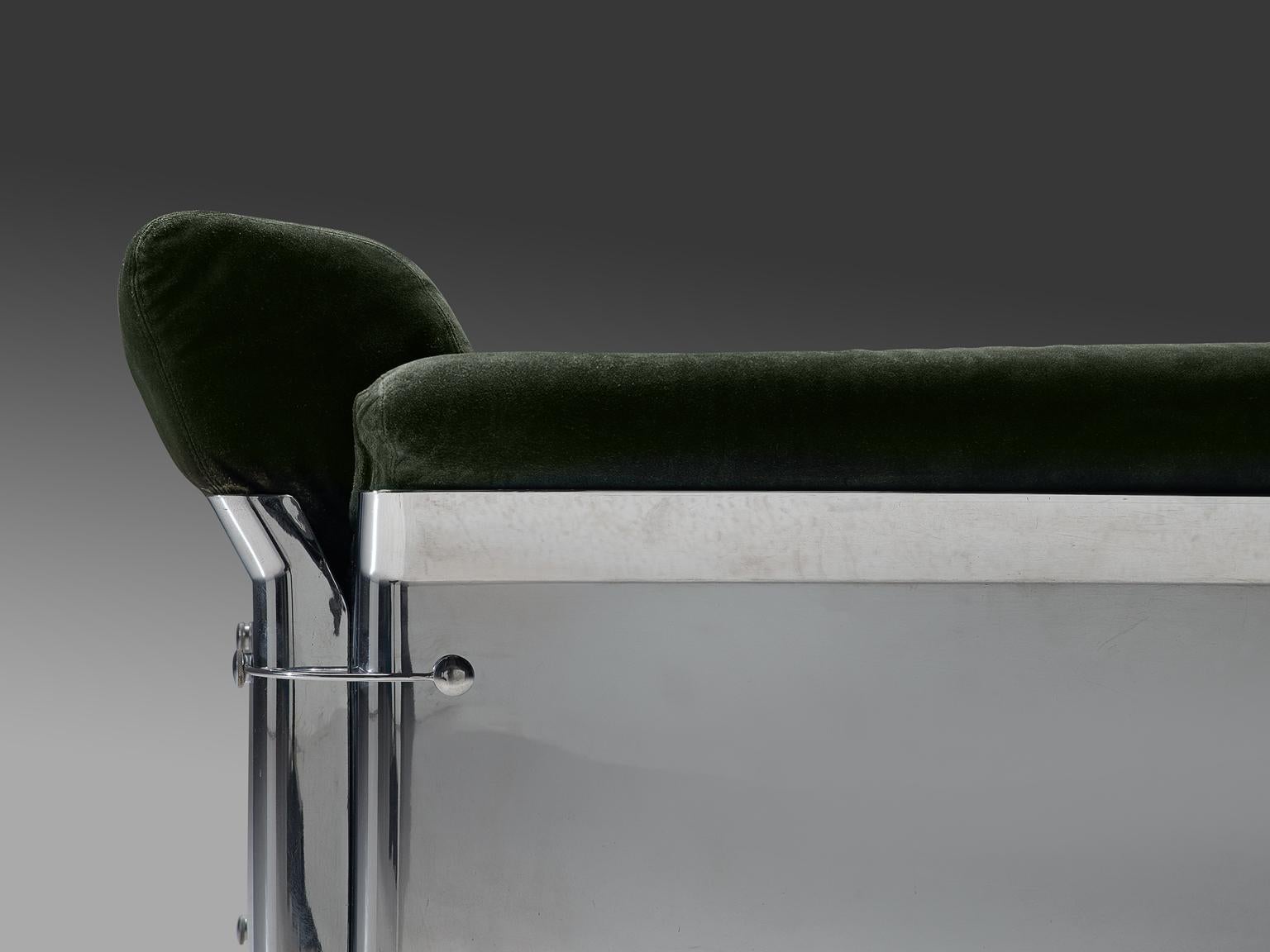 Mid-20th Century Vittorio Introini Pair of 'Larissa' Lounge Chairs for Saporiti