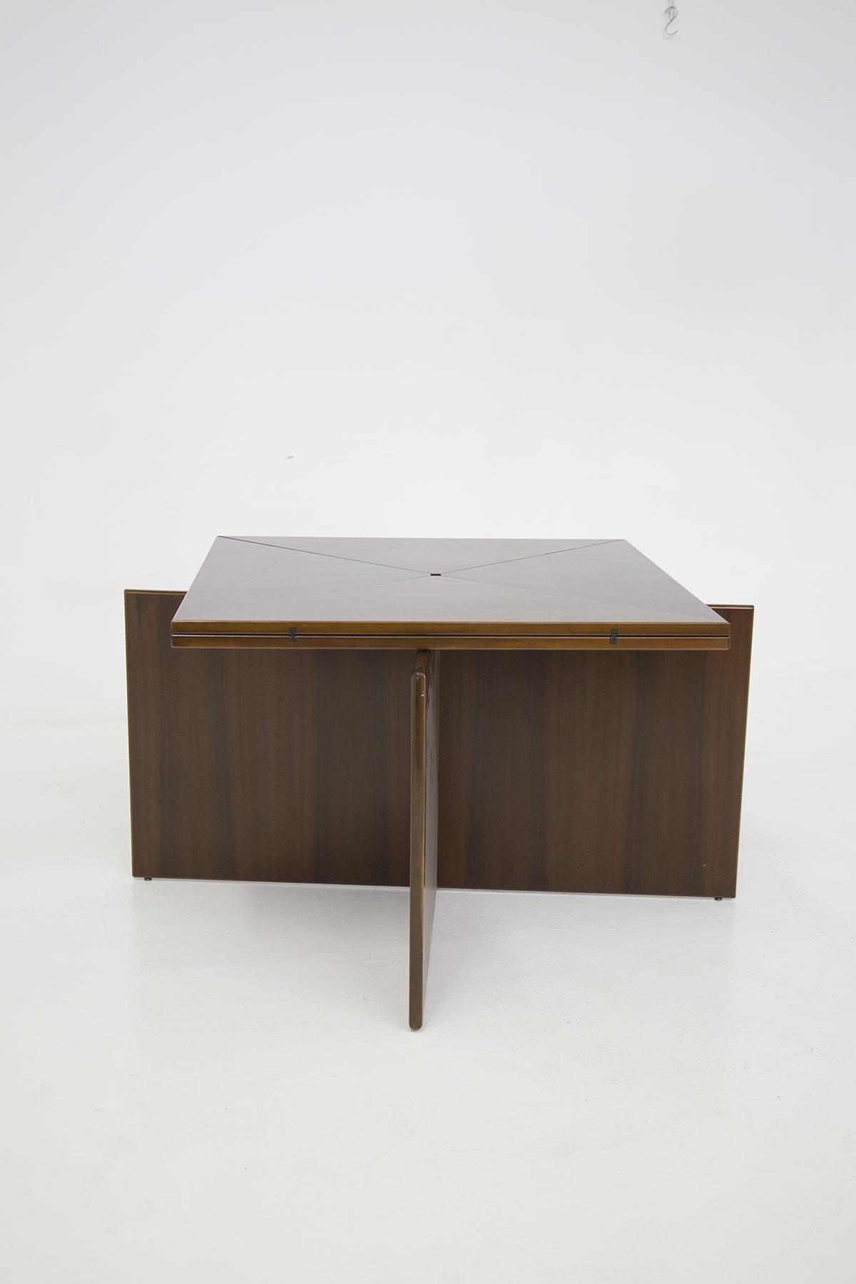Vittorio Introini Rare Vintage Folding Wooden Table for Sormani 9
